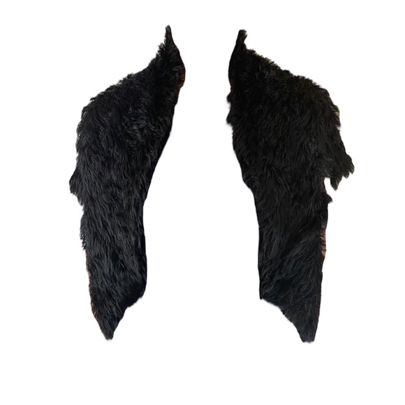 NWOT Black Faux Fur Wrap - Picture 1 of 4